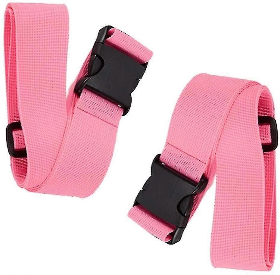 2 stykker kuffert kuffert stropper kuffert bagage stropper lange, pink
