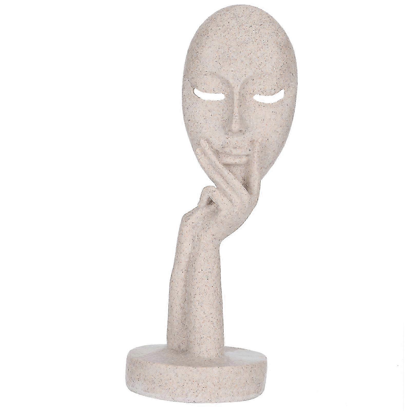 Face Art Statue Abstract Characters Mask Crafts Resin HandMade Ornaments Sculpture