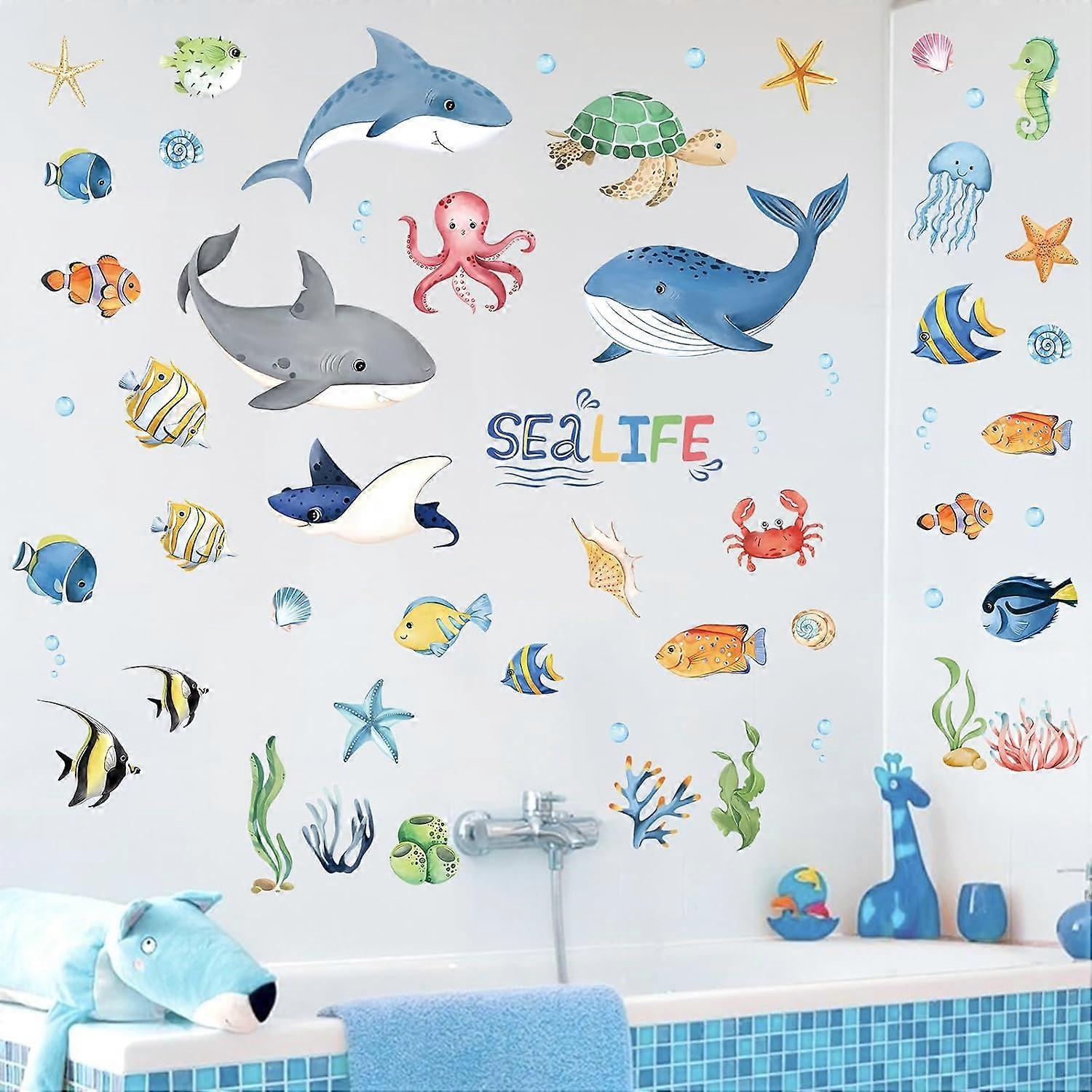 Submarine Adventure, Waterproof, Wall Decor, Ocean Creatures