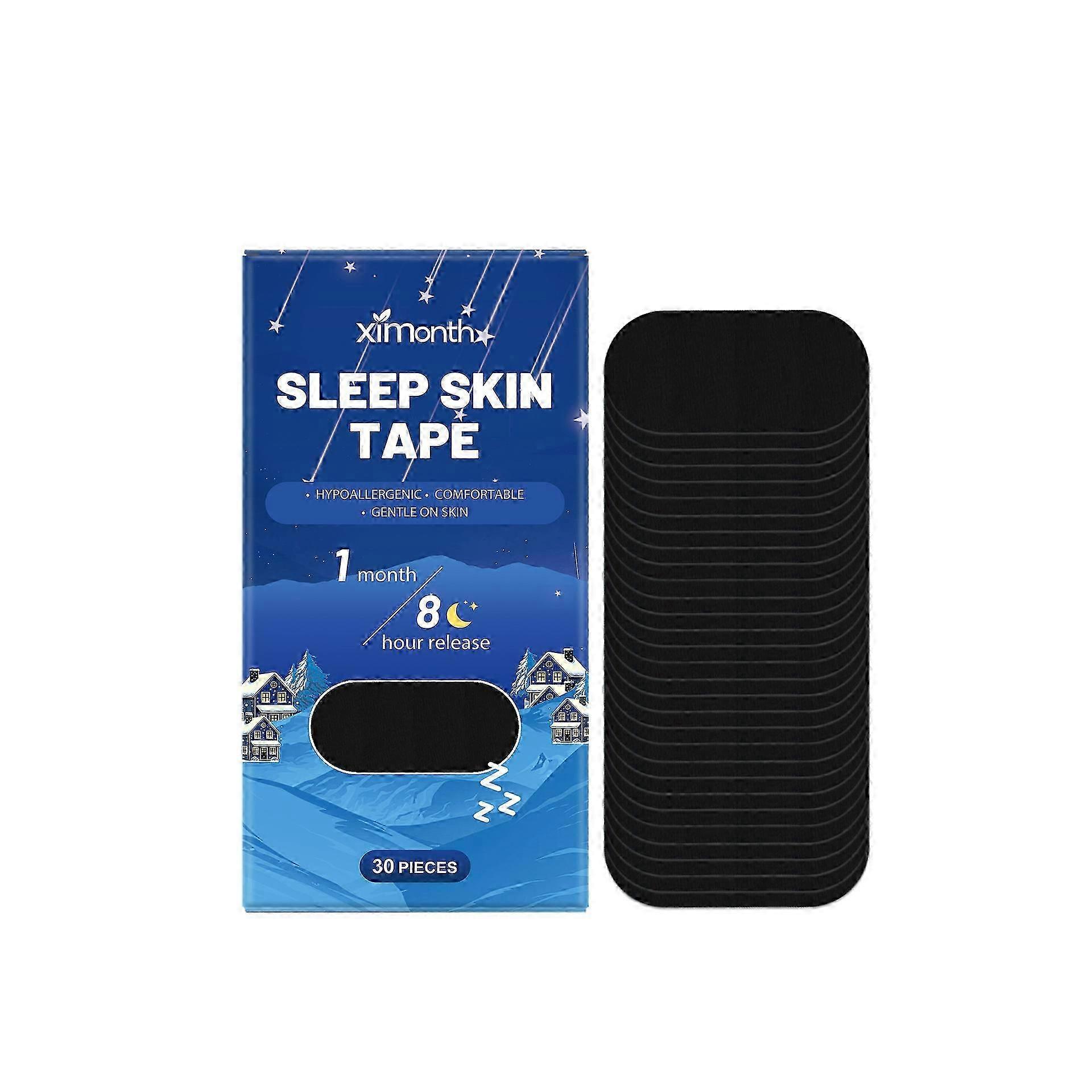 Sleep Skin Tape, Microporous Tape, Breathable Tape, Skin Friendly, Latex Free Cotton Hypoallergenic Tape for Sleeping, Sensitive Skin, Painless Remova
