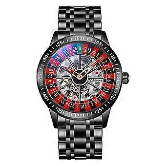 Dulunwe 6061A 30m wasserdichte mechanische Uhr mit rotierendem Zifferblatt