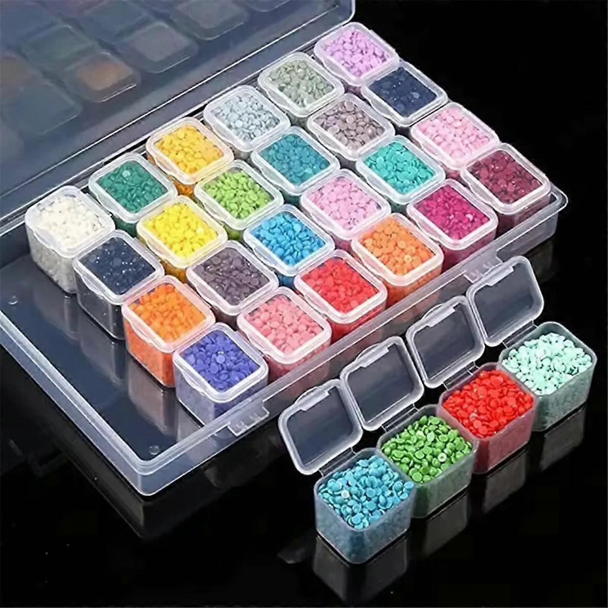 Nail Jewelry Plastic Transparent Storage Box.