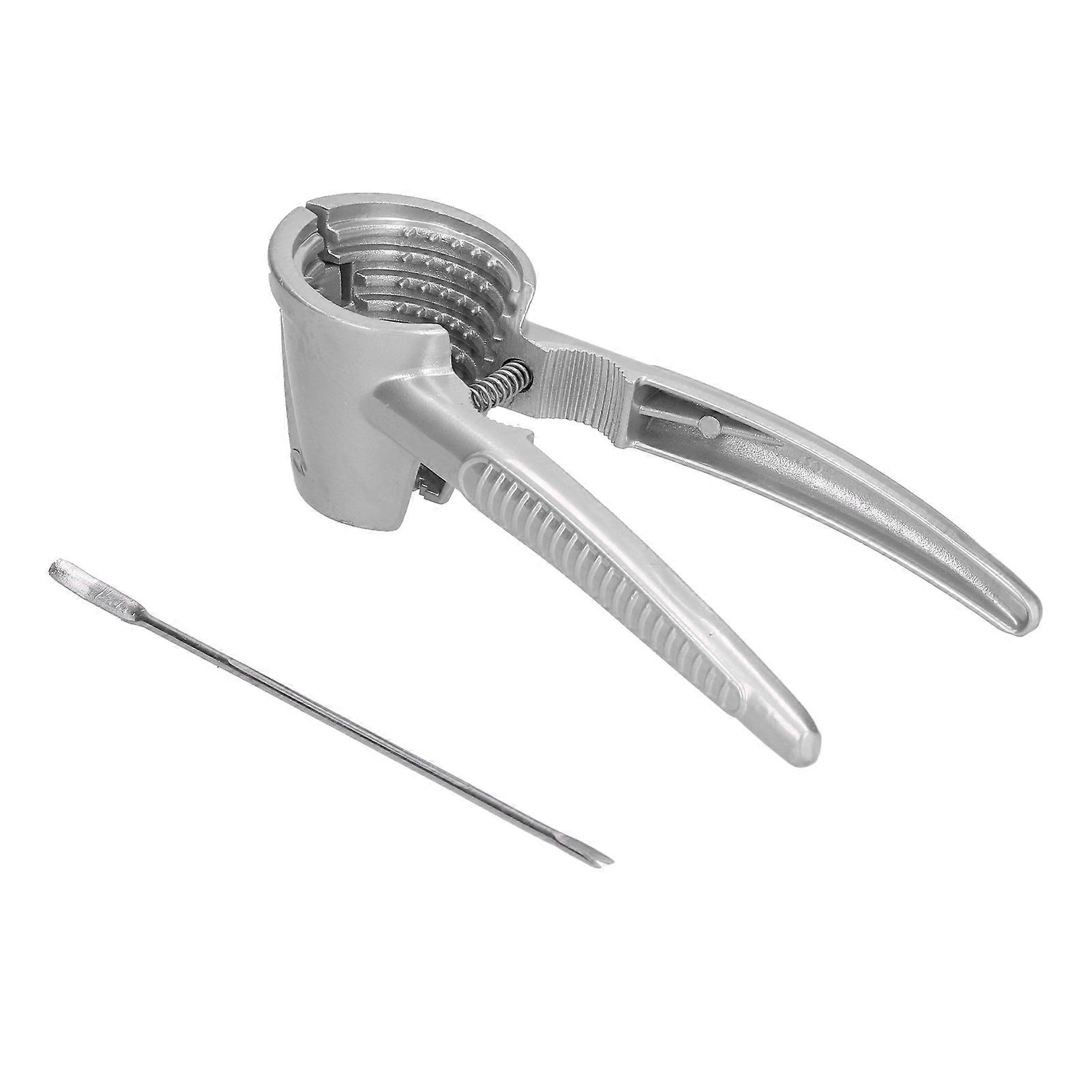 Aluminum Alloy Walnut Nutcracker with Walnut Needle Durable Walnut Clip Opener Clamp