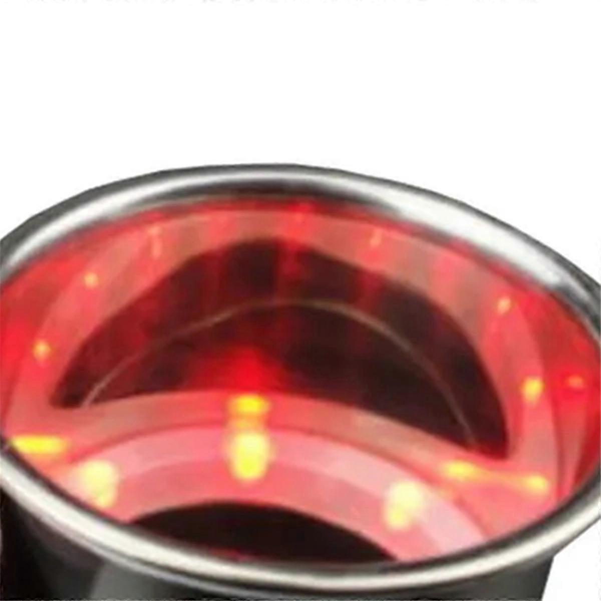 Stainless Steel LED Cup Holder Drink Holder Insert with Drain