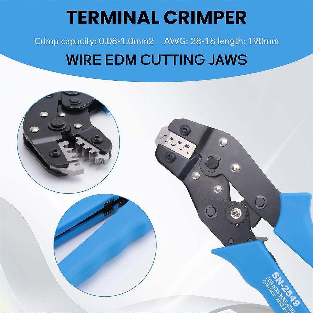 SN-2549 Self-Adjusting Terminal Cable Crimping Tool is Suitable