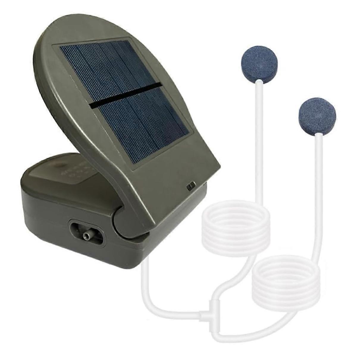 Solar Pond Aerator Air Oxygen Pump Foldable Solar Water Air Pump