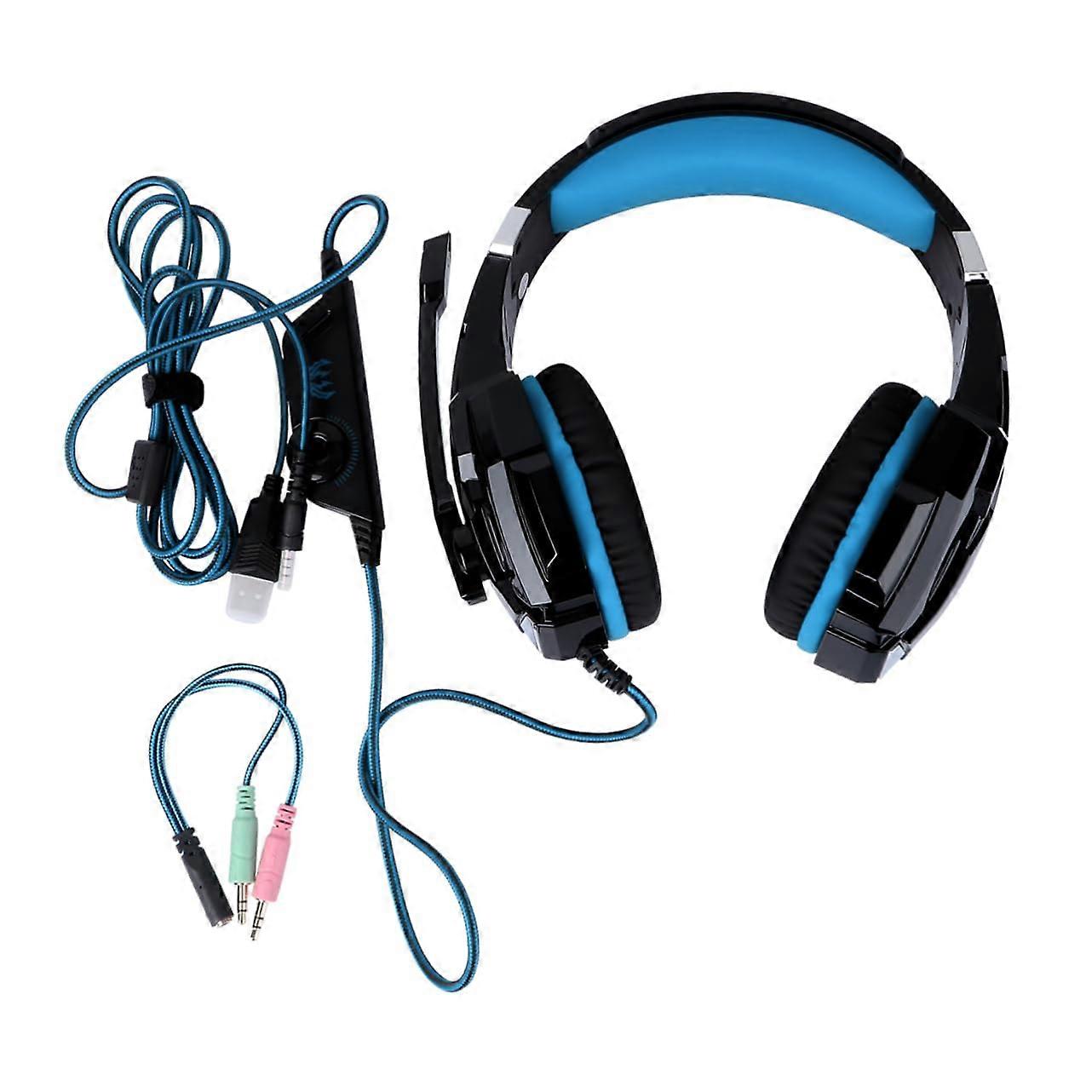 Wired Led Lights Luminous Gaming Headset with Cool Design for Comfortable Use