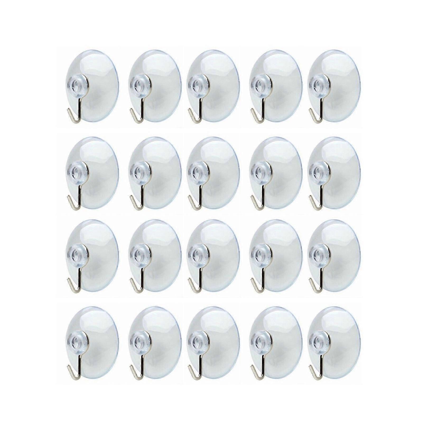 1 Set Practical Suction Hook Widely Use PVC Transparent Clear Sucker Hanger for Daily