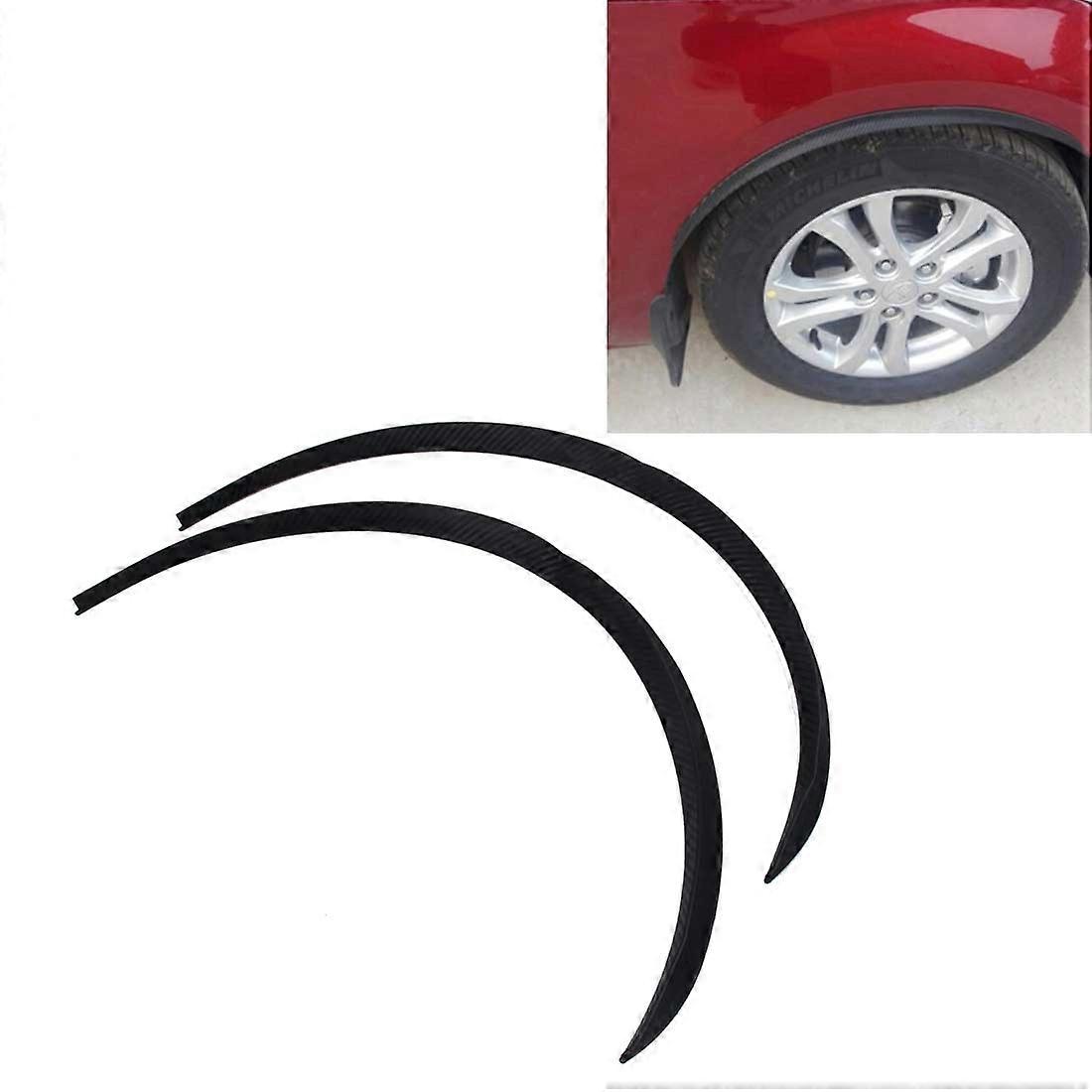 2 PCS Rubber Strips Universal Fender Flares Wheel Eyebrow