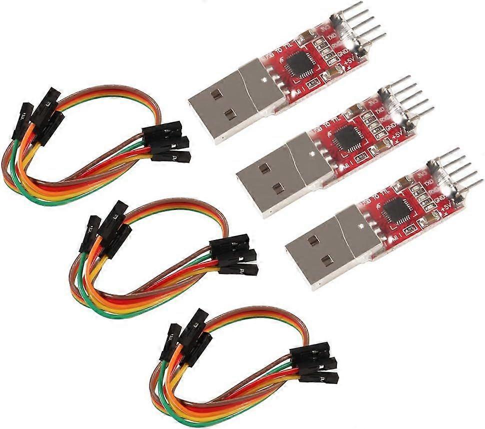 3 Sets CP2102 Module USB to TTL 5PIN Serial Converter Adapter Module Downloader