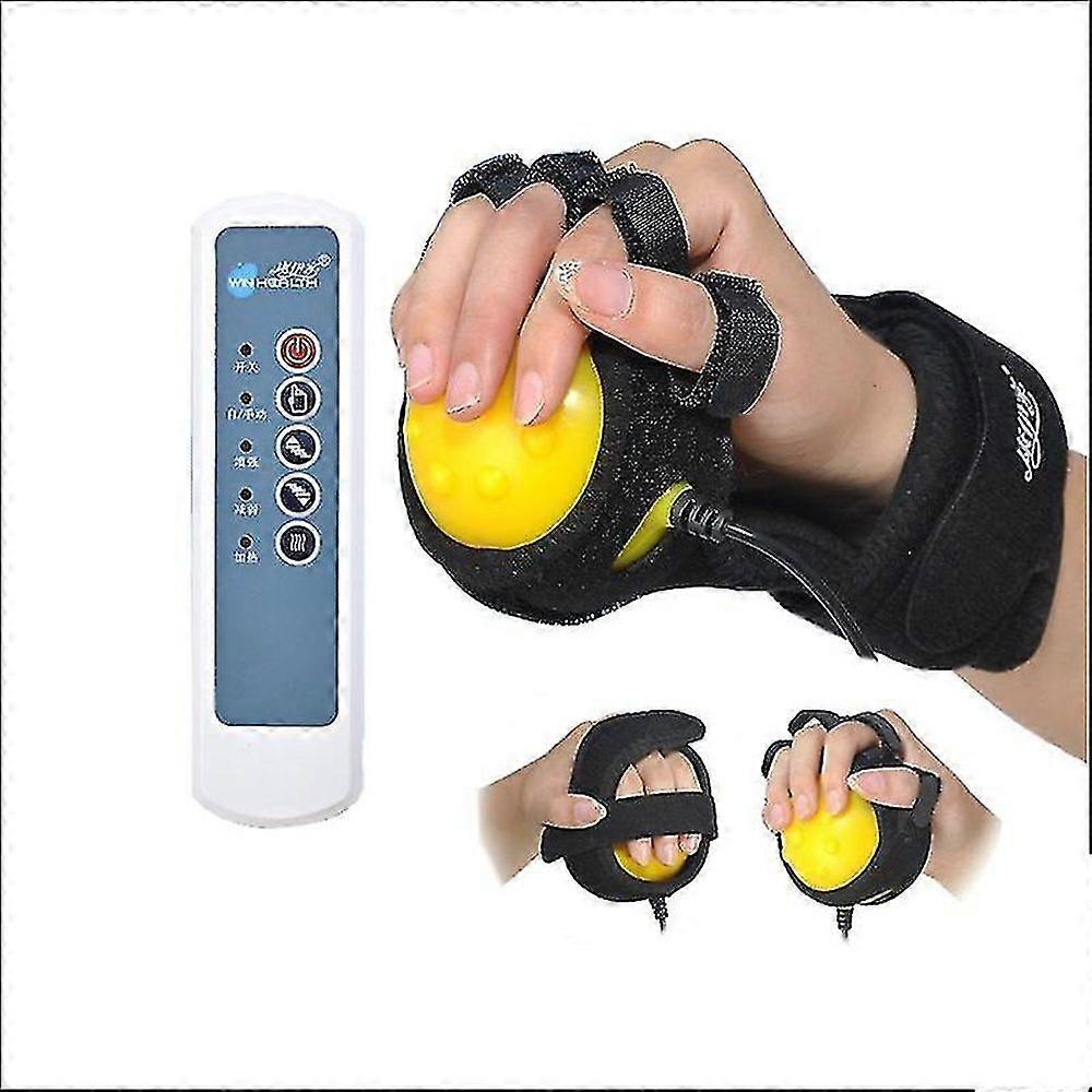 HJYang Hand Massager Ball Massage Infrared Hot Compress Hand And Fingers Dystonia Hemiplegia Stroke Physiotherapy Rehabilitation Spasm Dkc HVF