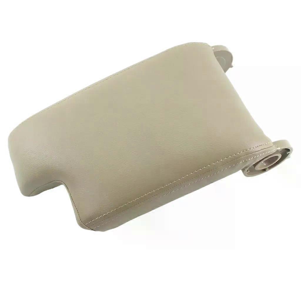 Armrest Storage Cover PU Leather Car Interior Center Console Handrail Box Lid compatible for B-M-W M3 320i E46 99-04 323C