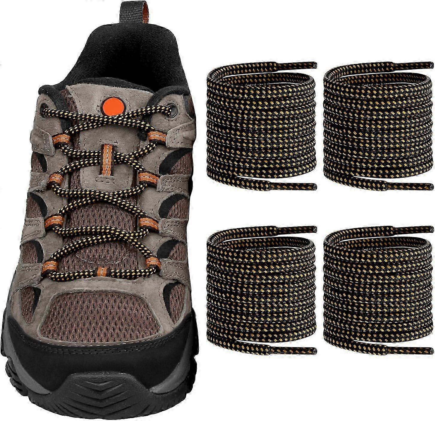 2 Paar runde Schnürsenkel für Merrell Moab Wanderschuhe - Ersatz-Schnürsenkel