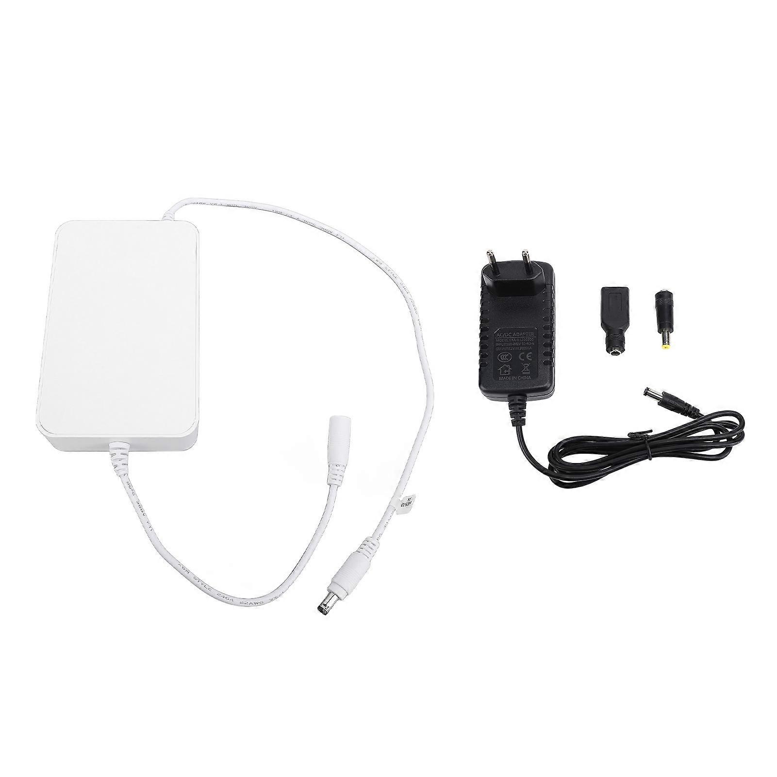 UPS 9000mAh DC12V 2A Uninterruptible Power Supply Emergency Battery Backup for Router Modem Security Camera