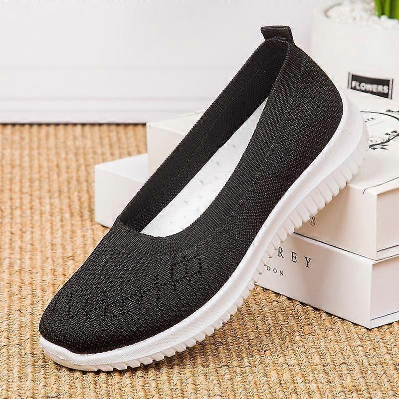 Women's Casual Walking Shoes Breathable Slip-on Sneakers Lightweight Comfort Flats