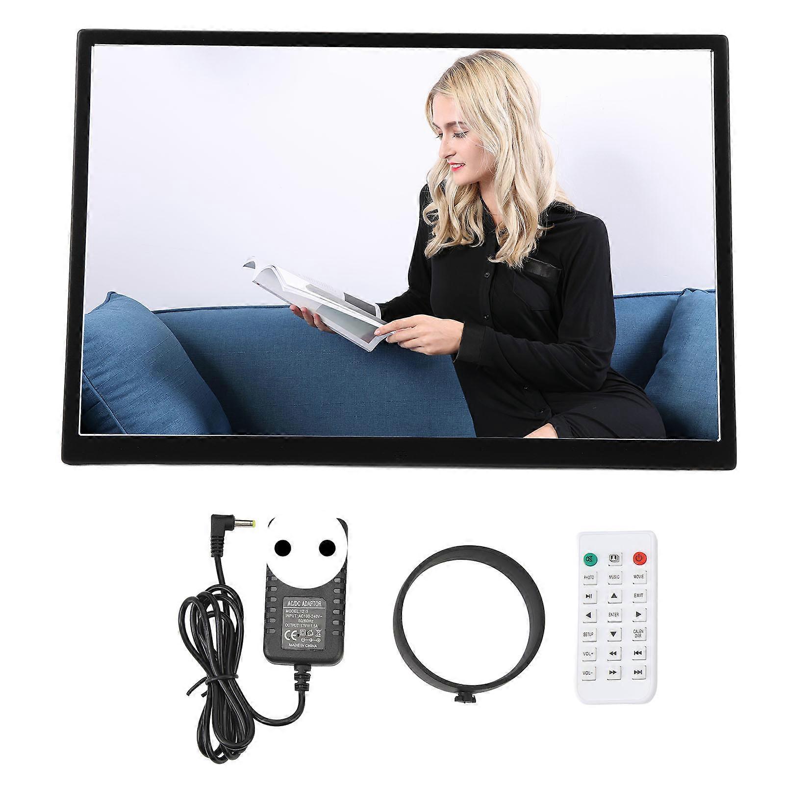 Digital Picture 15.2 Inch LED Display HD 1080P Ultra Thin Multifunctional Smart Electronic Photo Frame with Remote Control for Home