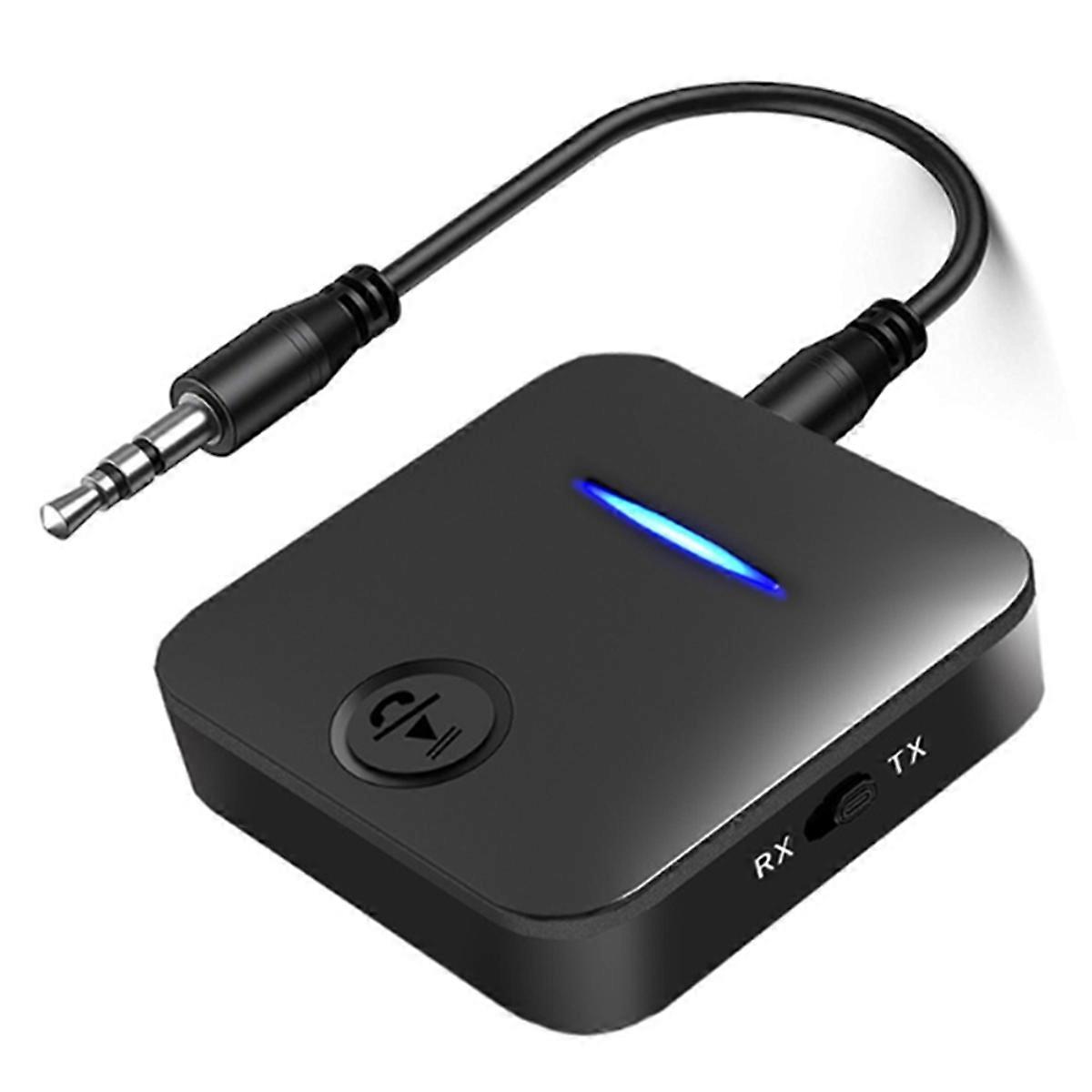 Bluetooth 5.4 Receiver Transmitter Stereo Hands-Free Audio Wireless Adapter for Car Computer TV Hea