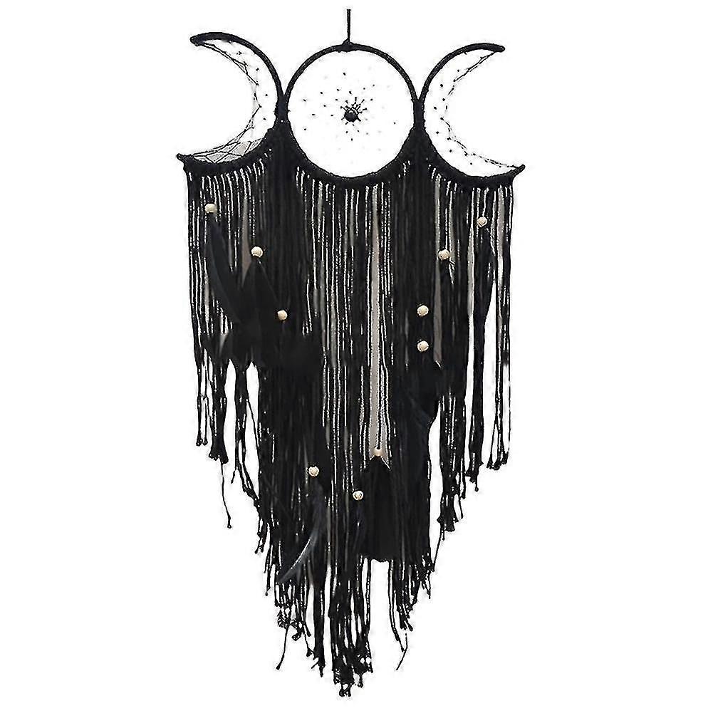 Triple Macrame Hanging Boho Lar Catcher R Home Letto C