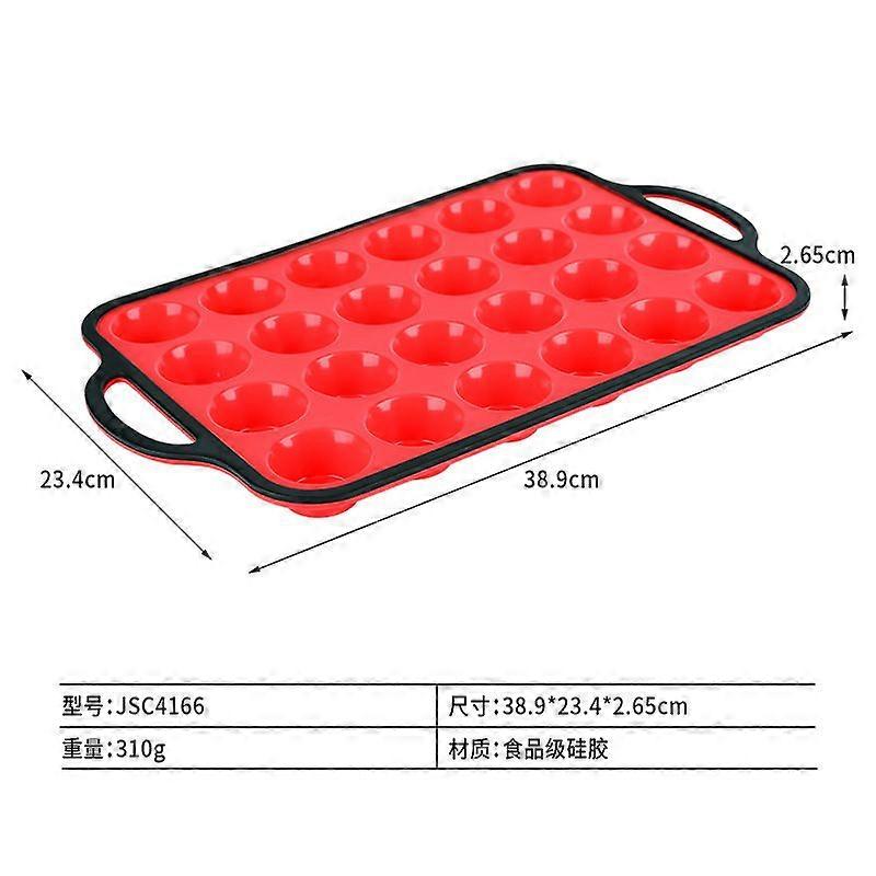 Silicone Muffin Tray Non-Stick Mini Cupcake Mold for Baking Practical and Reusable Cake Mold for Mini Muffins Cupcakes and Pancakes