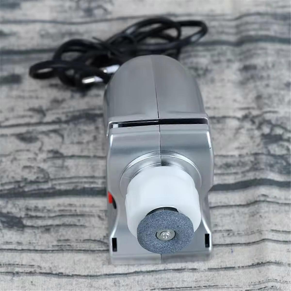 Sharpener Household Fully Automatic Electric Sharpening Light Home Kitchen Sharpening Tool (EU Plug)