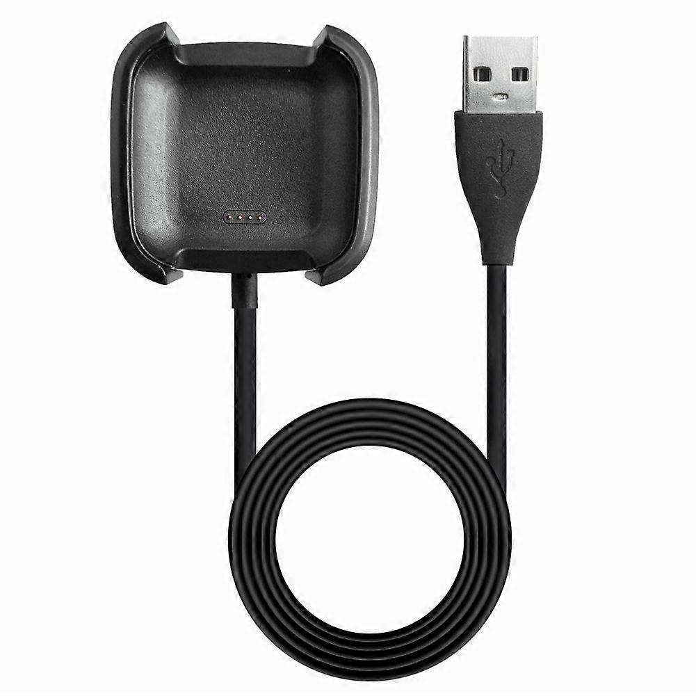 100 cm USB Charging Cable for Fitbit Versa 2 Smartwatch, Wall Socket Compatible