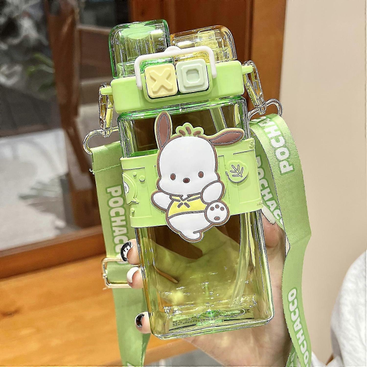 520 ml-es Kawaii Hello Kitty Sanrio vizes csésze Kuromi My Melody Cinnamoroll Anime Gyerek dupla italcsészék
