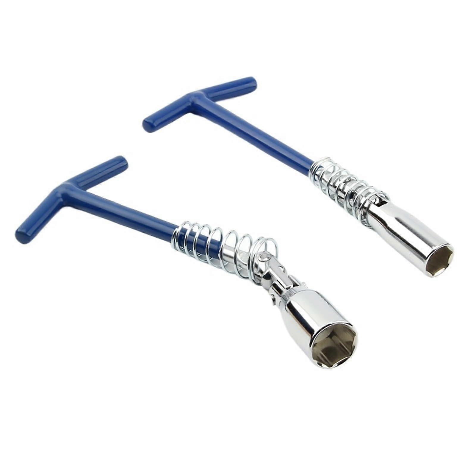 1Pcs Car Spark Plug Removal Tool T Bar Spanner Spark Plug Socket Wrench Tool 16/21mm for General Repairing, Pipeline, Bicycle(16mm)