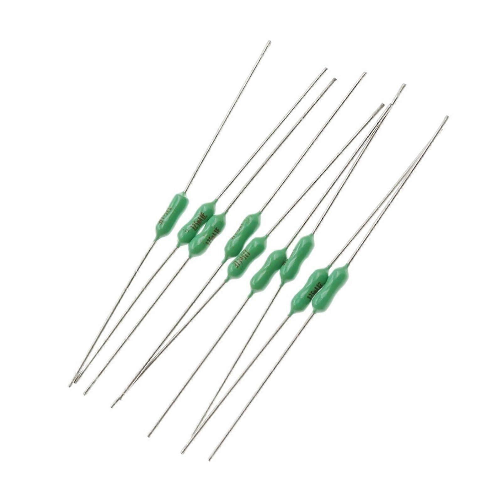 2.4mm Axial Lead Fuse Green 125/250V F1.5A 10 Pack High-Quality Replacement Fuses for Electronics Repair