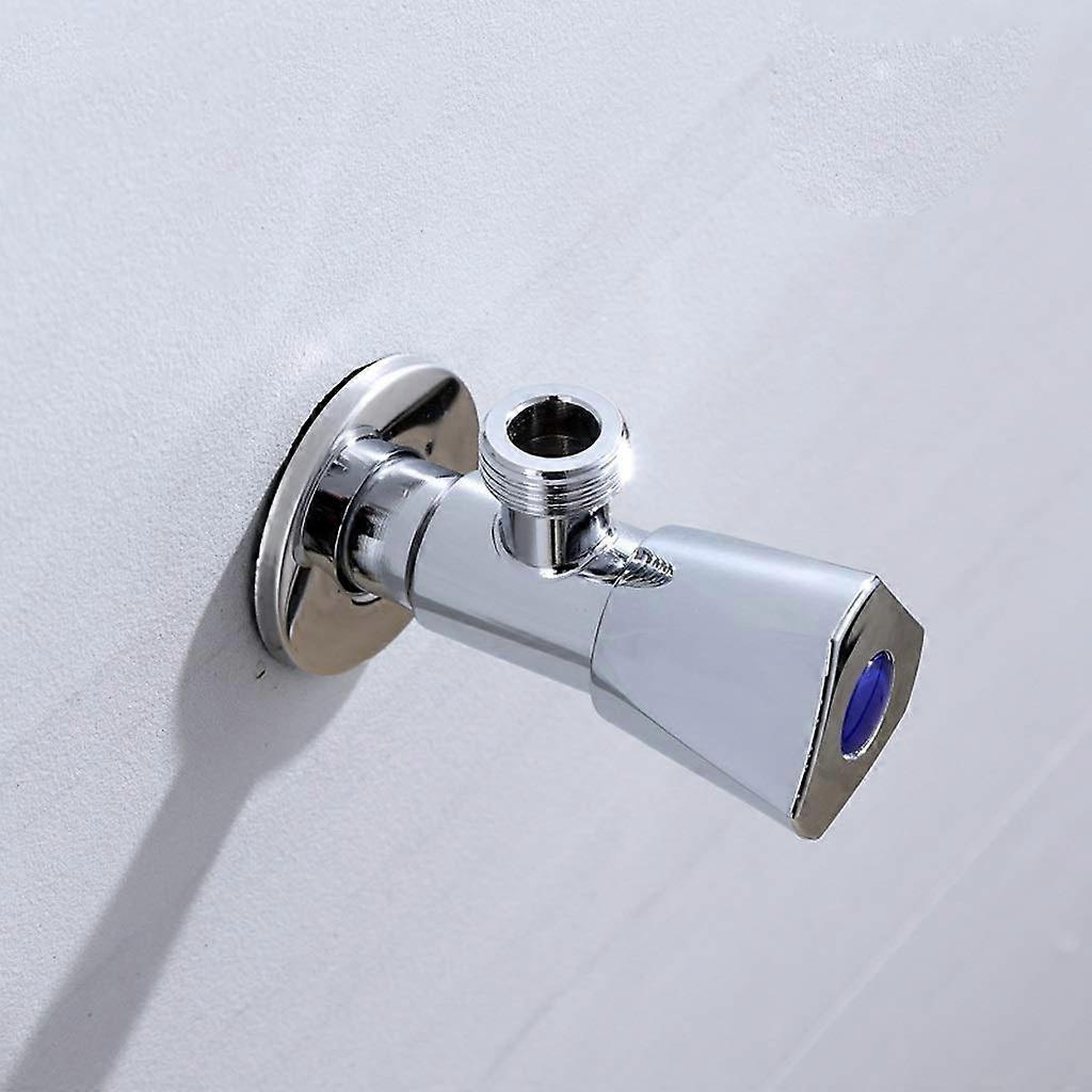 Stop Valve Copper Angle Valve Stainless Steel G1/2 Thread Triangle Valve For Toilet Sink Water Heater