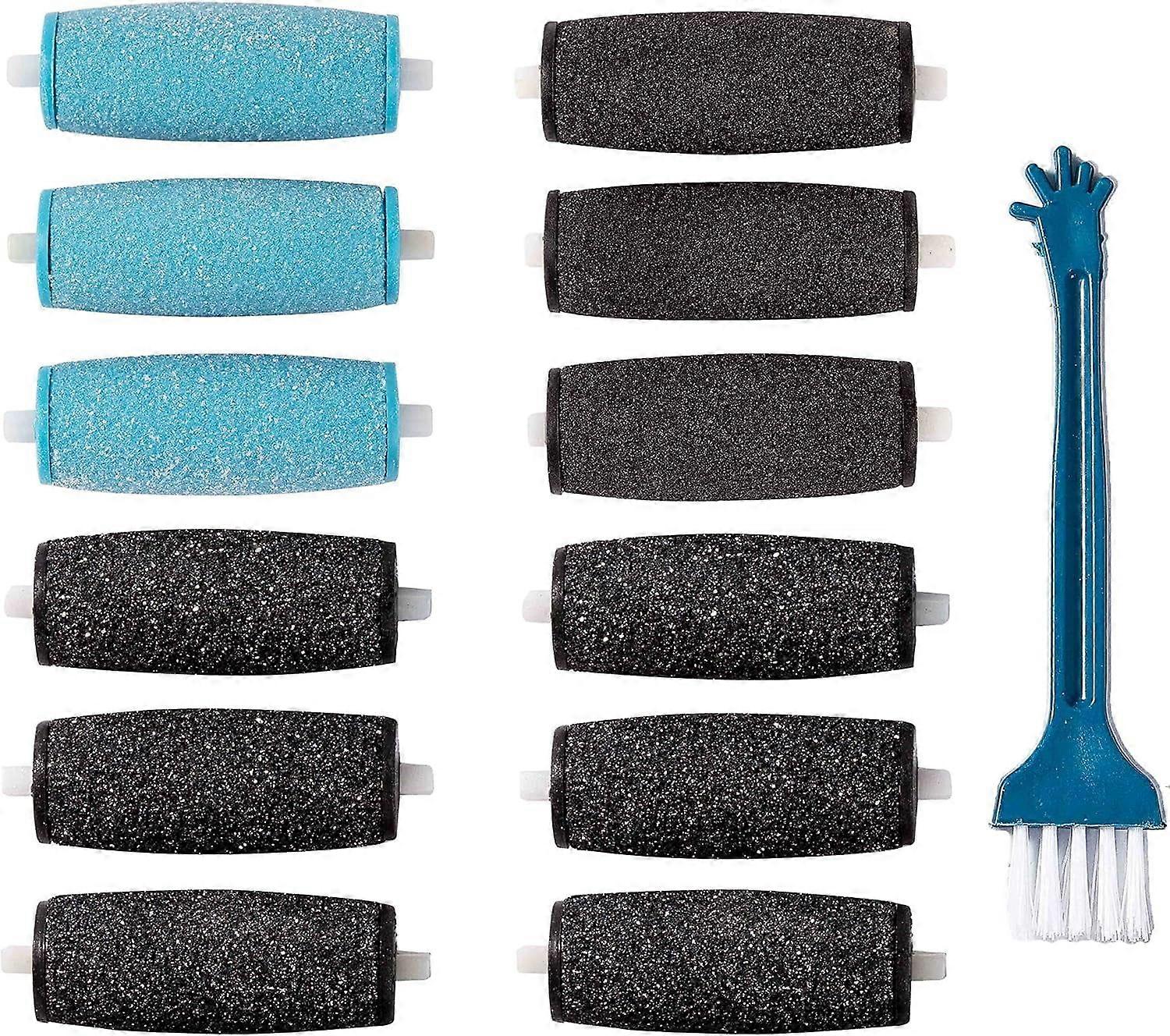 12Pcs Pedi Perfect Refills Compatible with Amope 6Extra Coarse Blue336