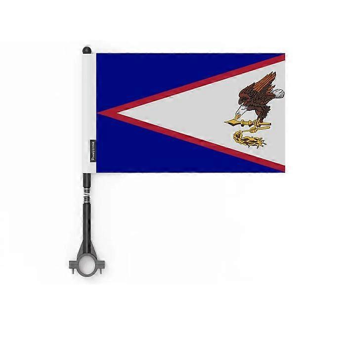 American Samoa Bicycle Flag in Polyester – 14 x 21 cm – Cycling Flag – 5 pieces