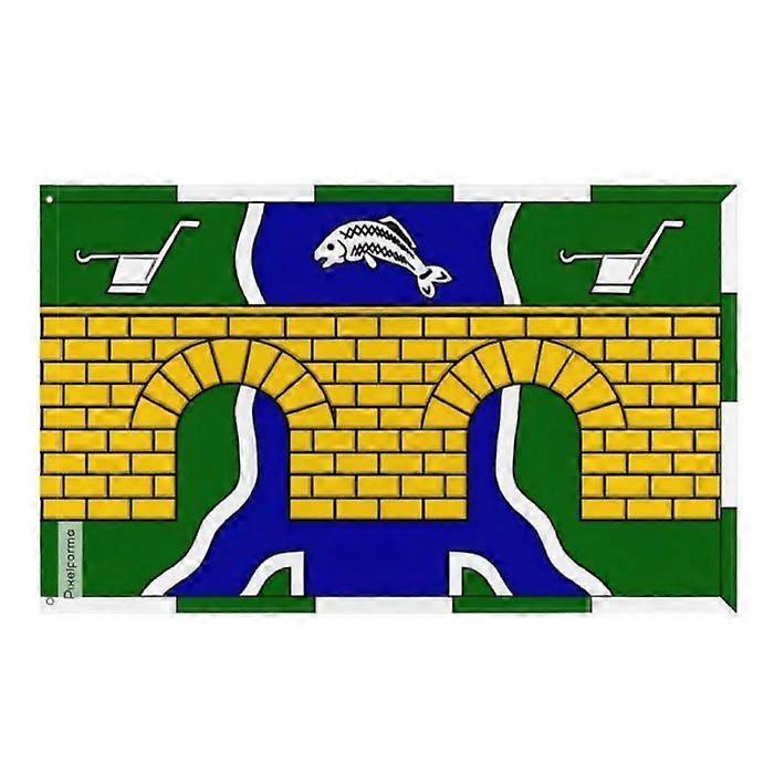 Flag - Montague - 128 x 192 cm - Polyester - Double-sided printing - Iron eyelets