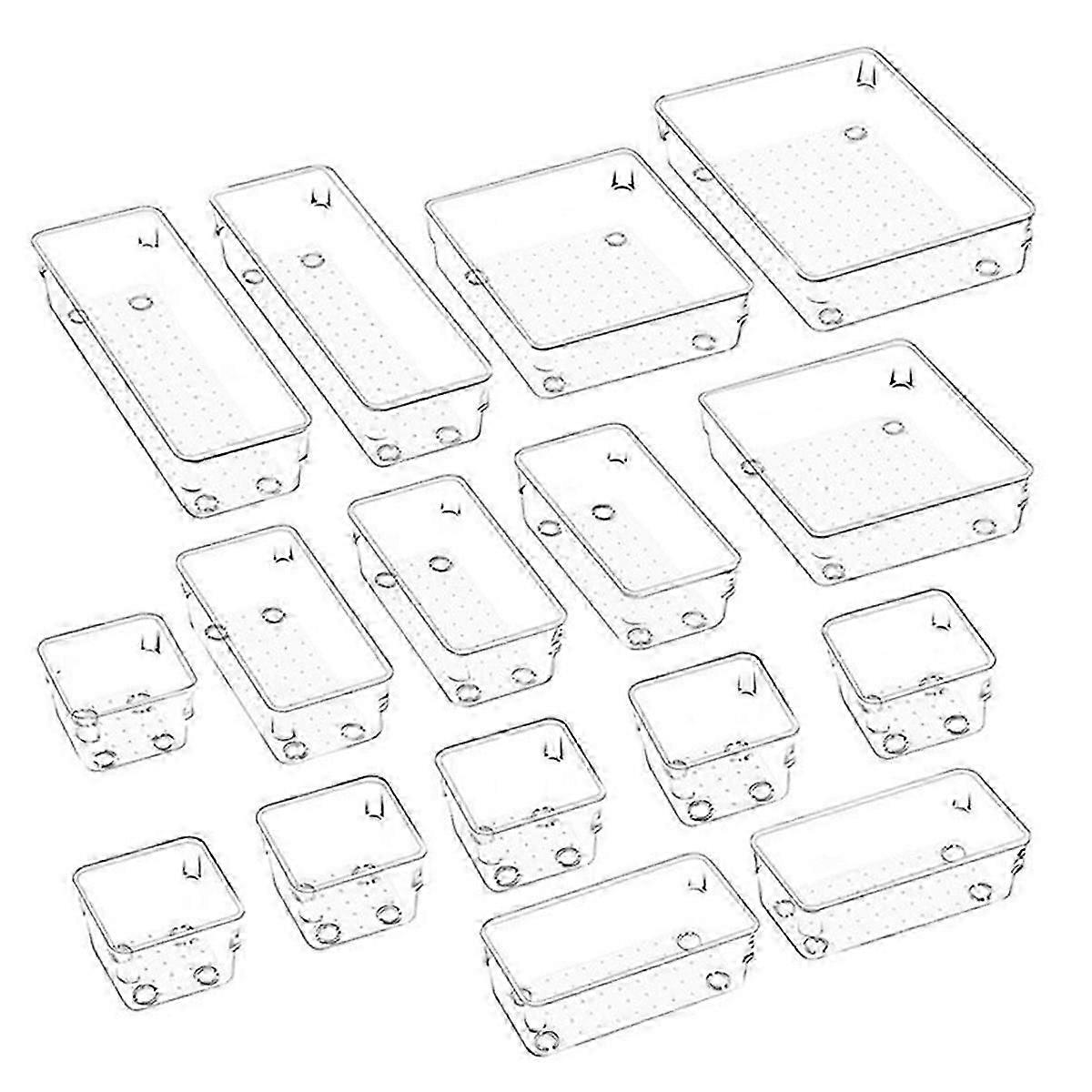 16-Piece Drawer Organizer Set