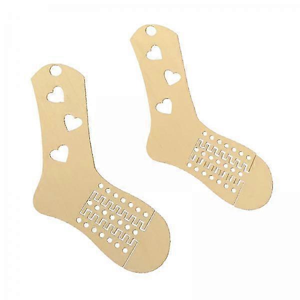2 Spanner, Sockenschablone Strickhilfe Holz Socke Stretcher Display Hand