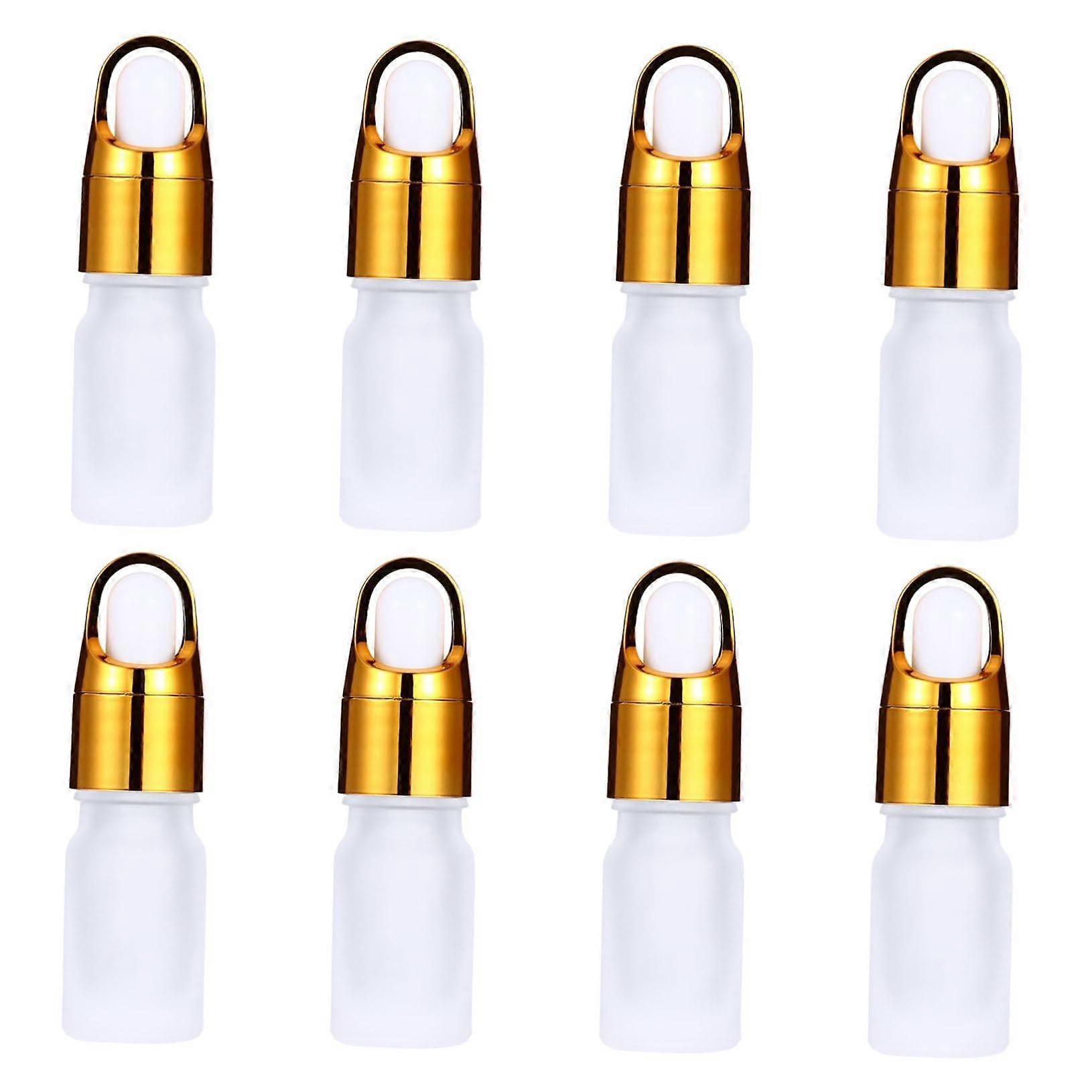 Empty Dropper Bottles for Essential Oils 8 Pack Leakproof Glass Bottles Dropper for Travel