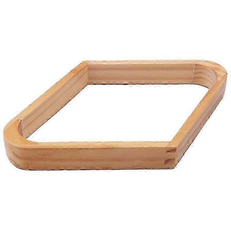 Wooden Billiard Ball Rack Billiard 8-Ball Triple-cornered Rack and 9-Ball Diamond Billiard Rack for Billiard Pool Table