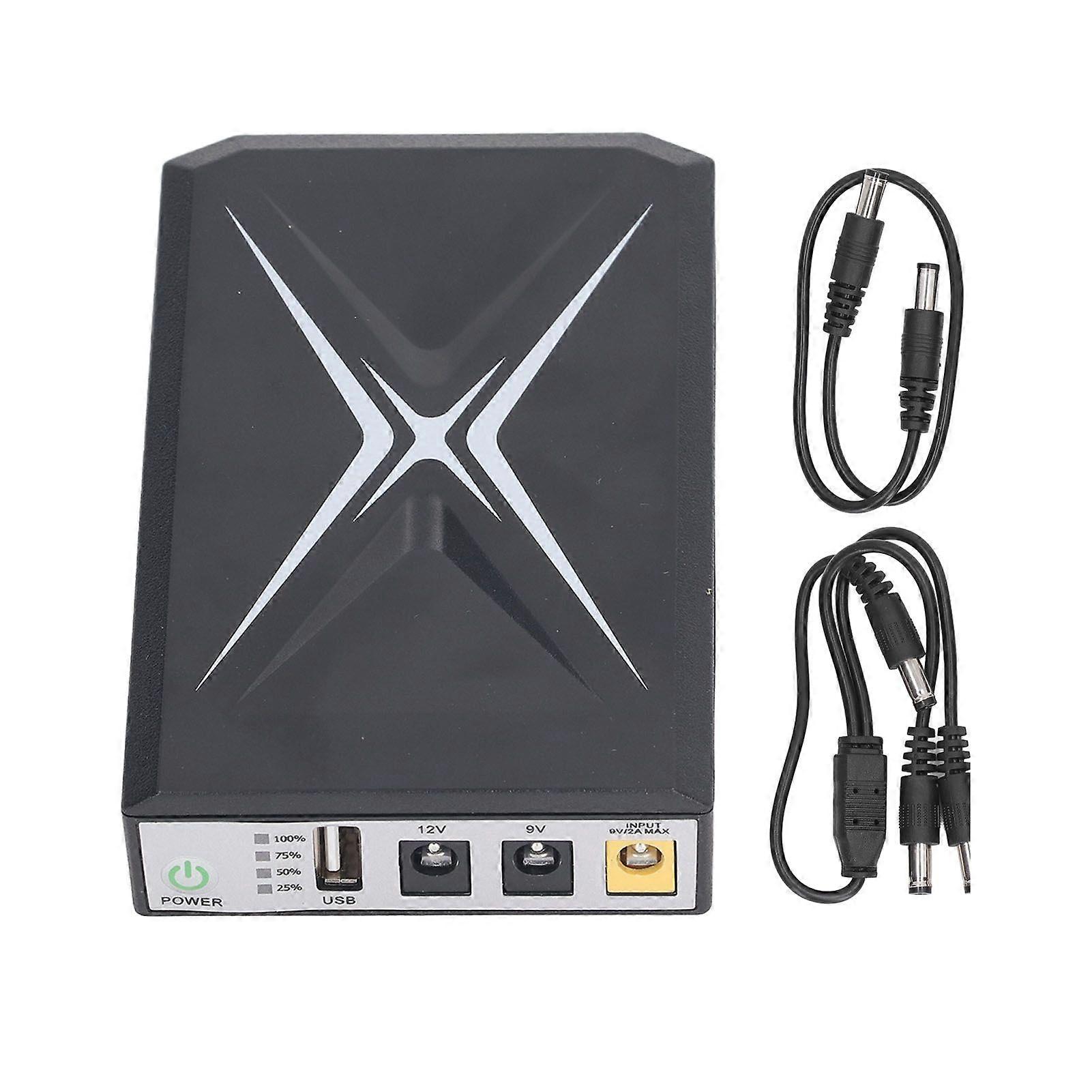 2025 Uusin malli Mini UPS Battery Backup 10400mAh keskeytymätön virta