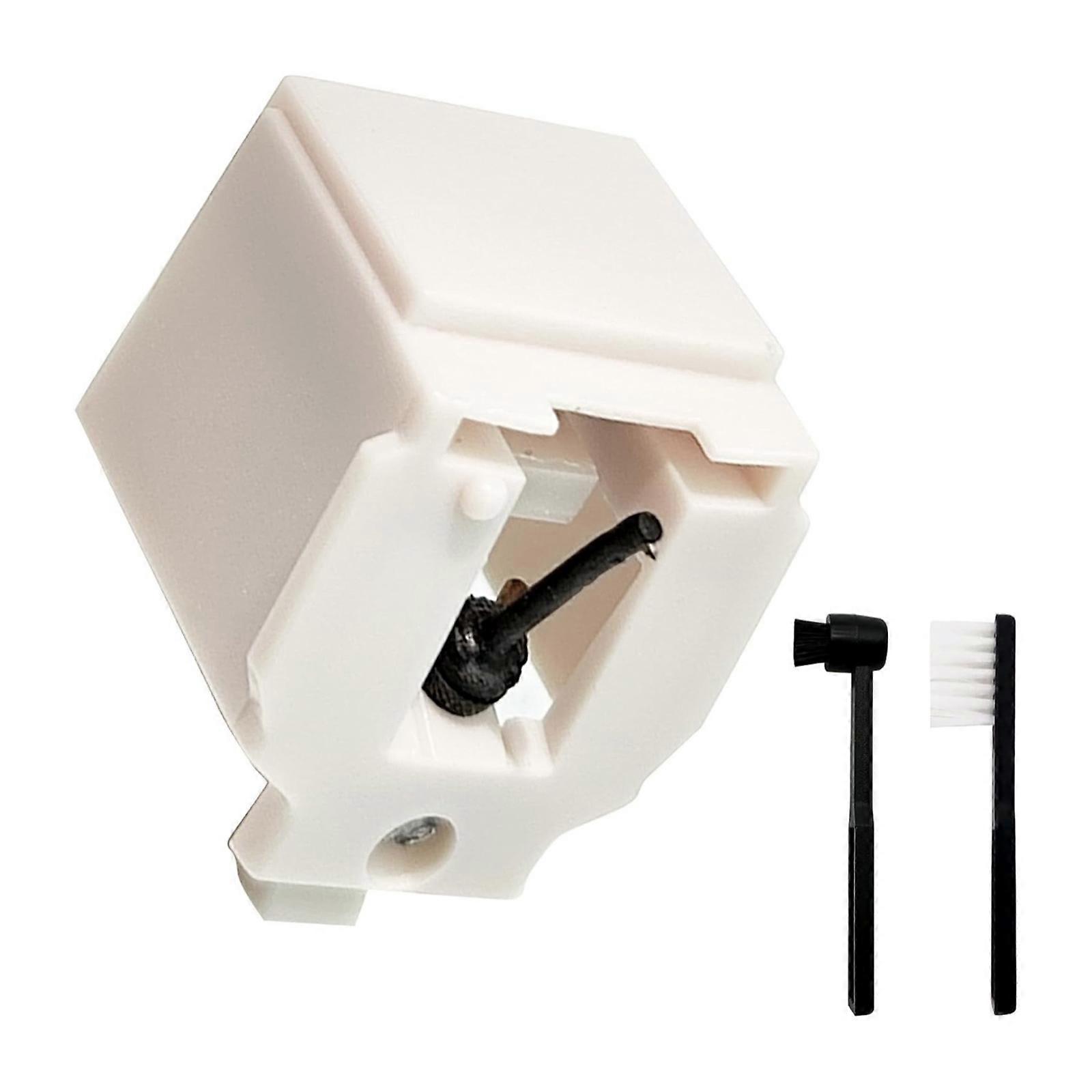 Record Player Essential Diamond Styluses Needle with Cleaning Brush Plastic Record Player Needle Replacement for AT3600L
