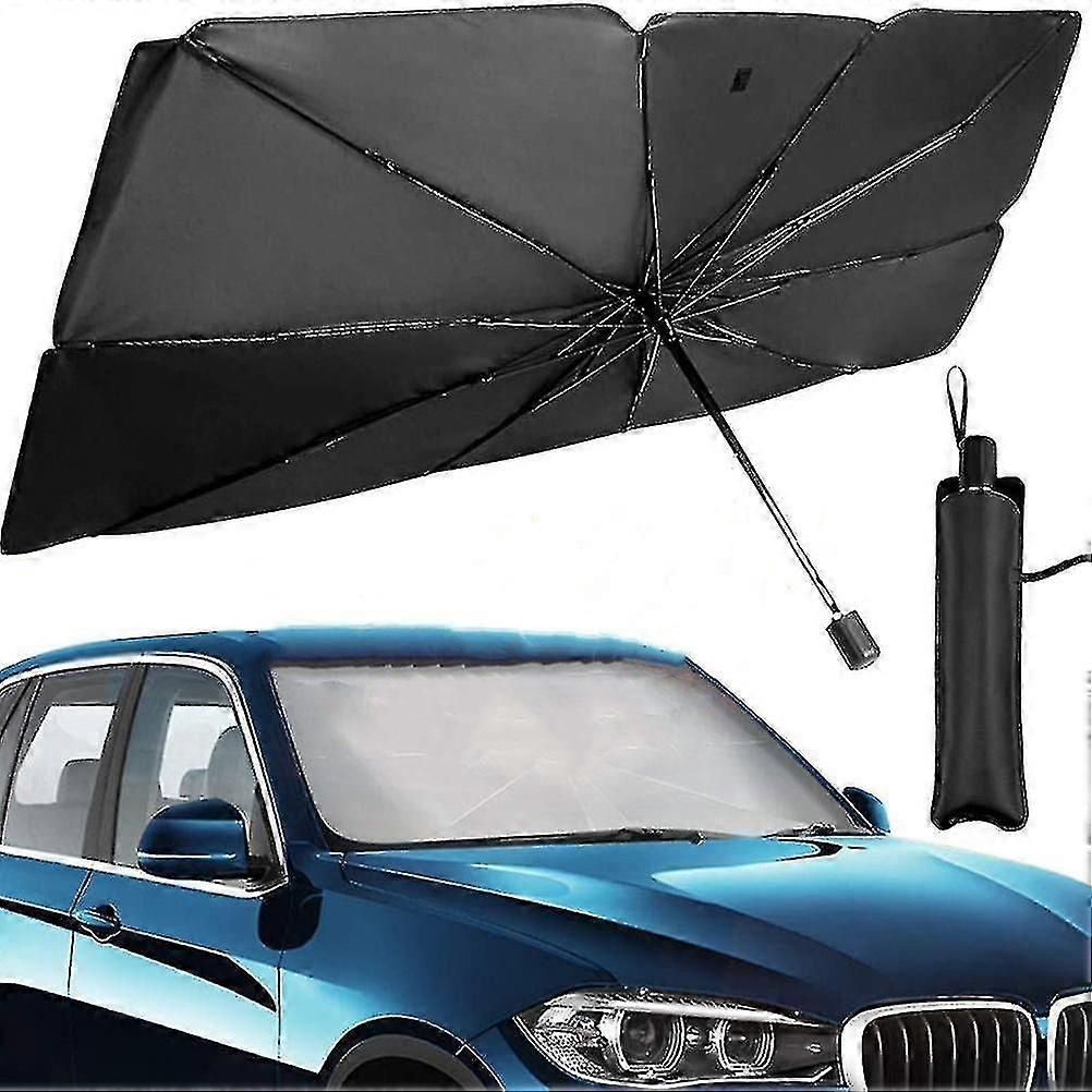 145cm Foldable Car Windshield Sun Shade Umbrella UV Cover Sunshade Front Window