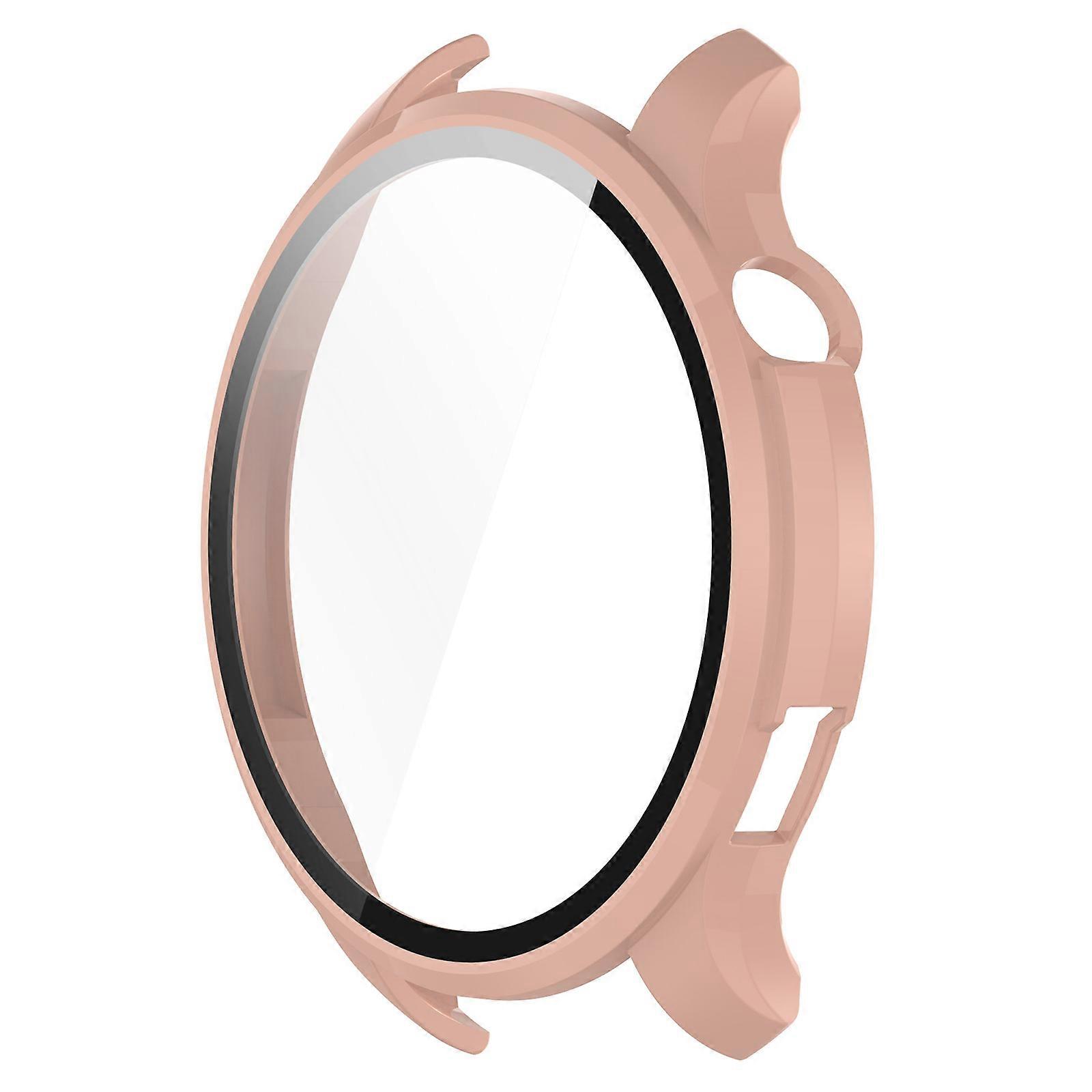 Upgraded Case Screen Protector Scratch Resistant Full Cover Smartwatch Accessories Compatible for GTR 4/GTR 4 Pro  Pink