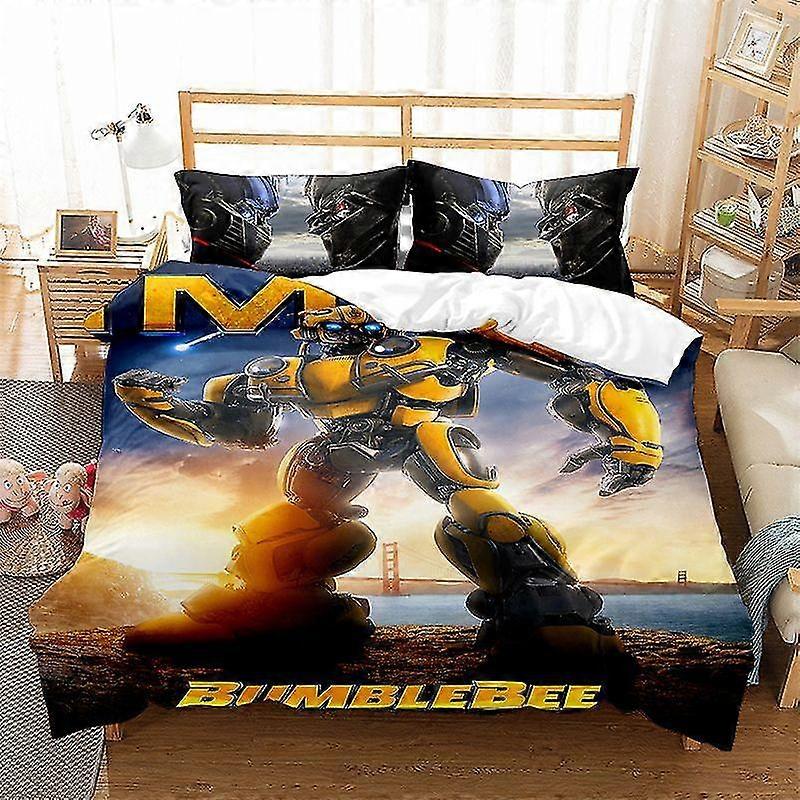 Hot 3d 2 O 3 Pezzi Set Transformers Autobot Serie Copripiumino Set Biancheria Da Letto Regalo Di Natale Di Compleanno Mm03 2025