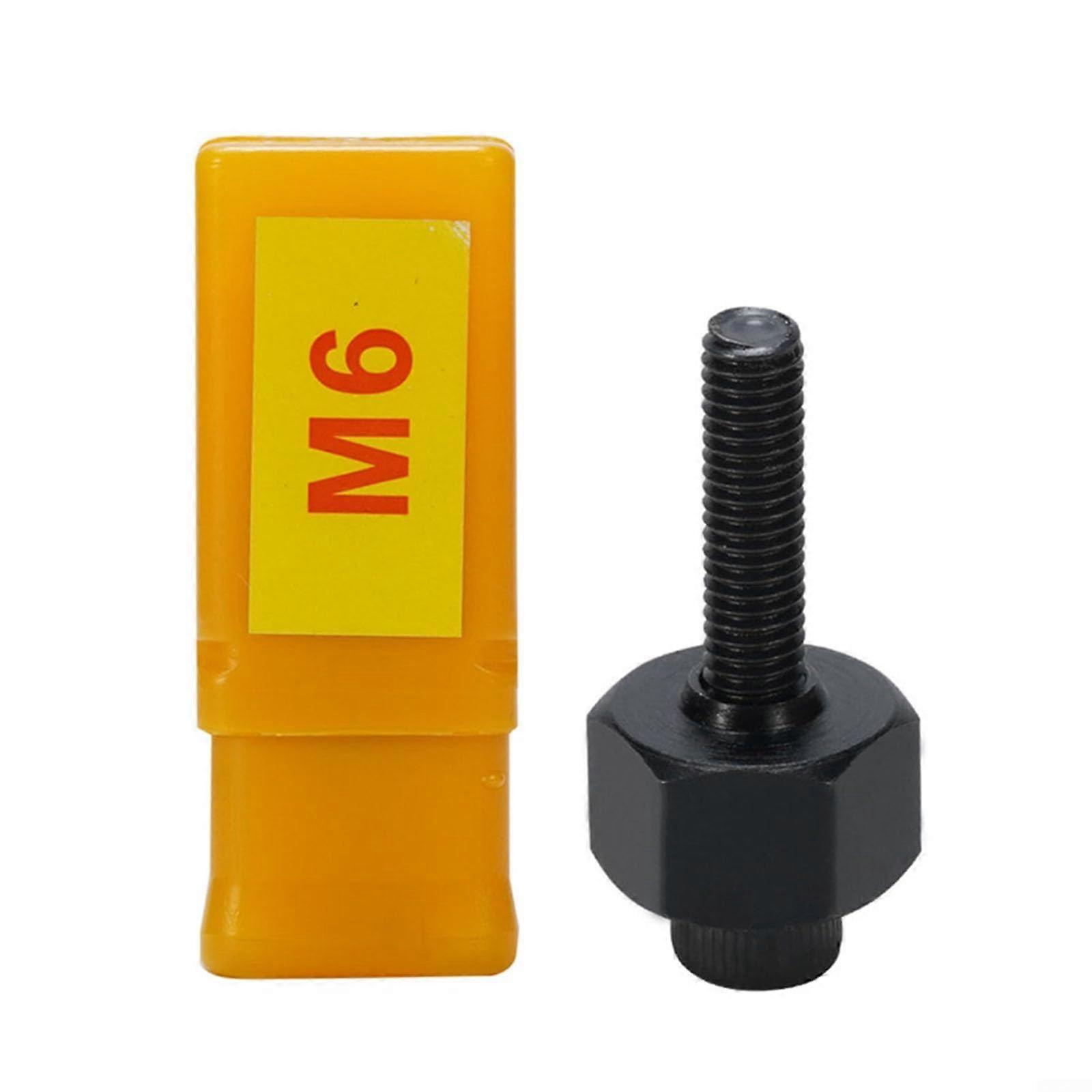 Rivet Nut Nozzle Set M6 – Steel Spare Parts for M3/M5/M6/M8/M10 – Compatible with Hand Rivet Nut Tools