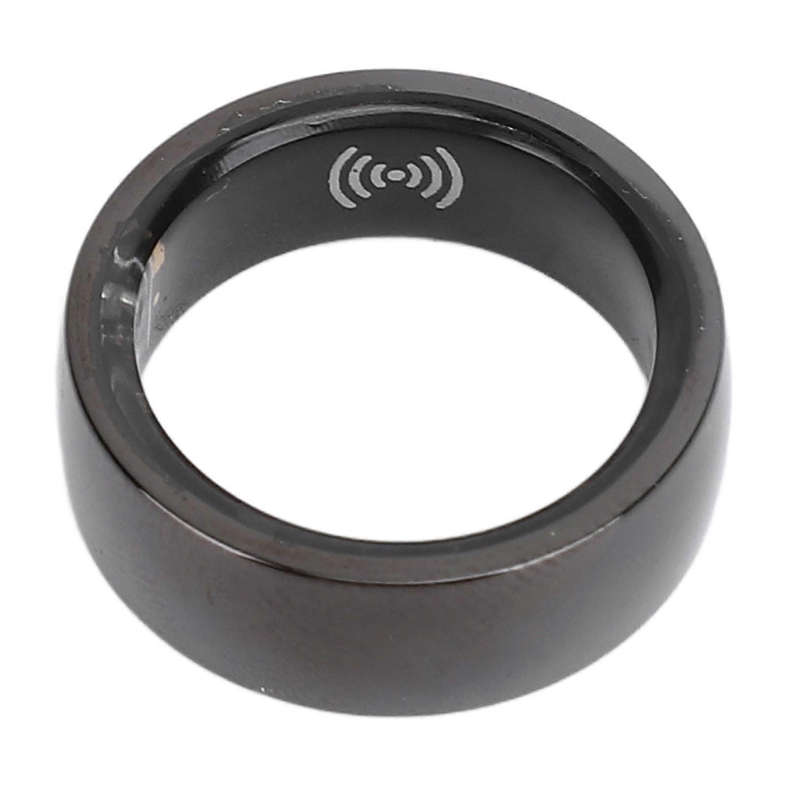 Smart Ring Fitness Tracker Sleep Monitoring IP67 Water Resistant Multifunctional Ring for Gesture Control Photography 12 Size 