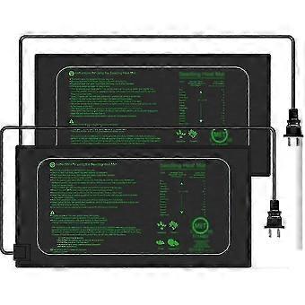 2 Pack Seedling Heat Mat for Seed Starting, 10 X 20.75 Waterproof Heating Pad Suitable for Germinating Indoor Plants