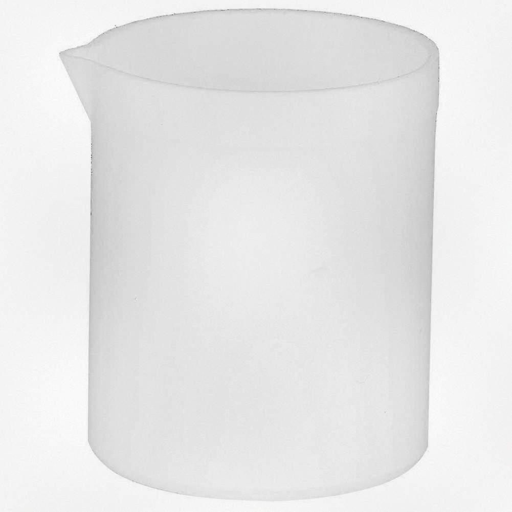 PTFE Teflon Beaker with High Lubrication, Acid and Base Resistant Measuring Cup for Lab Use, 50ML White Beaker
