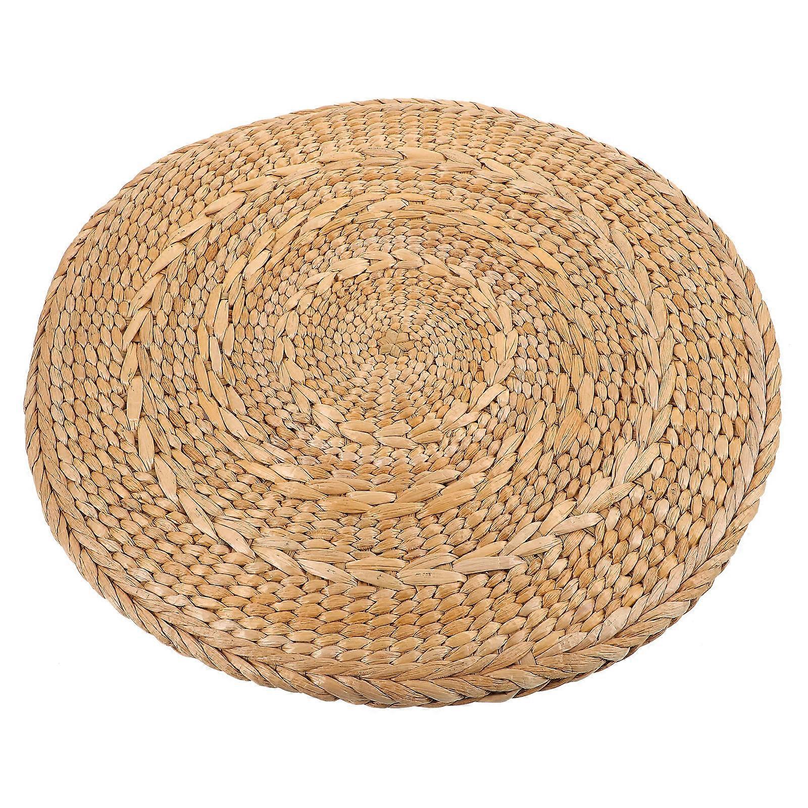 Zemin Koltuk Minderi Tatami Dokuma Hasır Yuvarlak Şekil Seccade 39.00X39.00X1.50CM Oturma Konforu 1 Adet