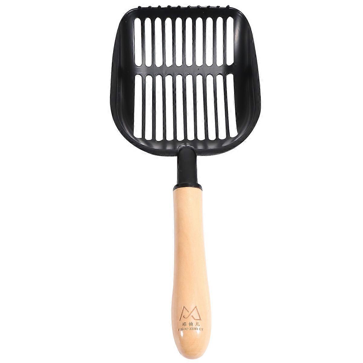 Sturdy Cat Litter Scooper Stainless Steel Wide Mouth Design 33x14cm 1Pack