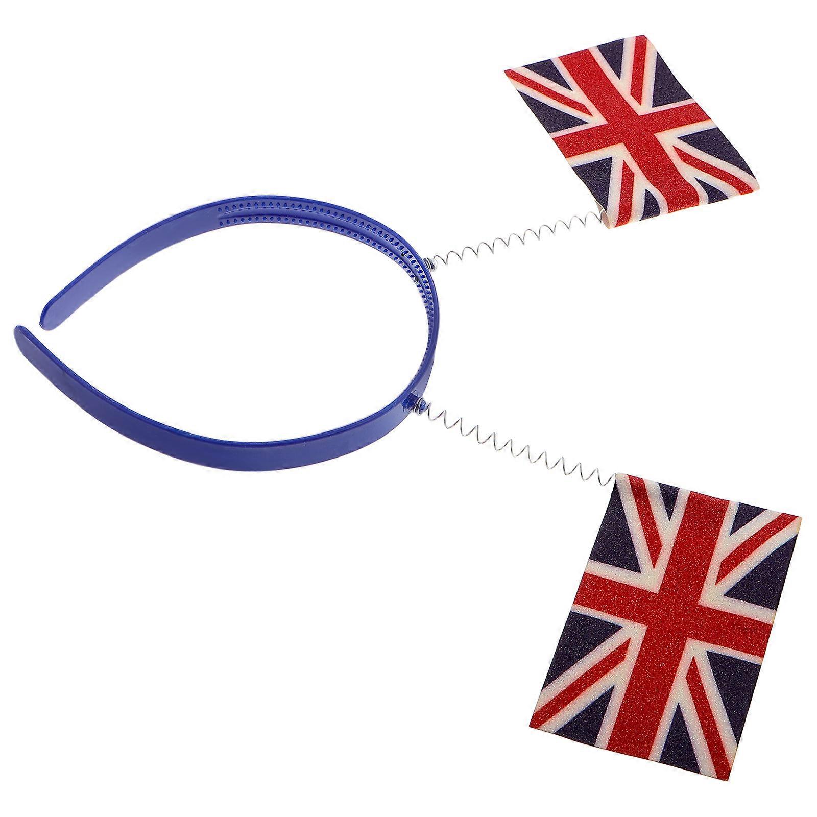 British Flag Hair Band Jack Headband For Costume Parties Themed Events Comfortable Fit 1Set