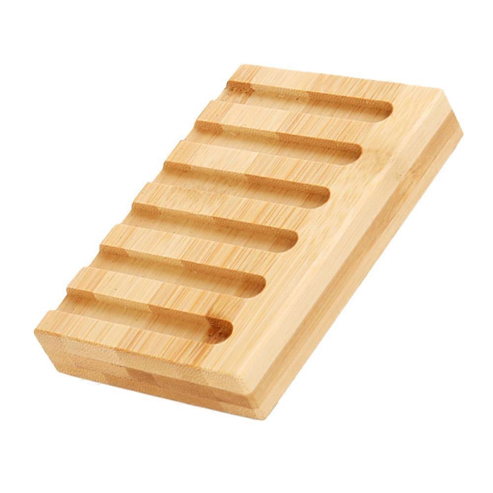 Soap Tray Storage Box Bamboo Storage Tray For Kitchen 1Set