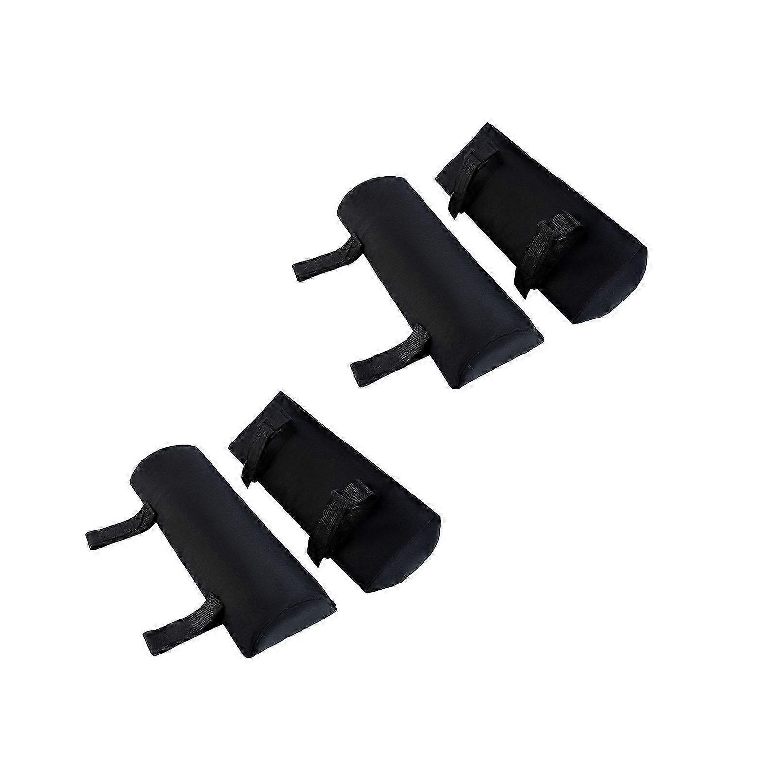 4x Black Folding Recliner Lounge Arm Cushion Padding Patio Edition 0619